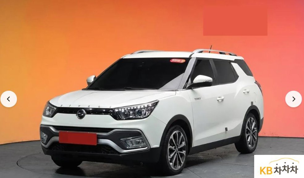 KG모빌리티(쌍용)  티볼리 2WD 가솔린 1.6 IX