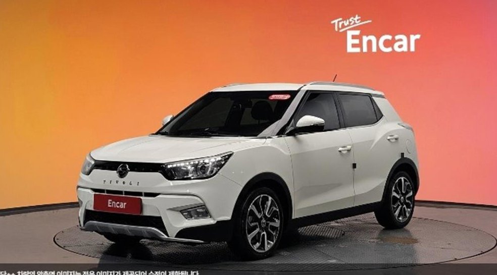 KG모빌리티(쌍용)  티볼리 디젤 2WD 1.6 VX