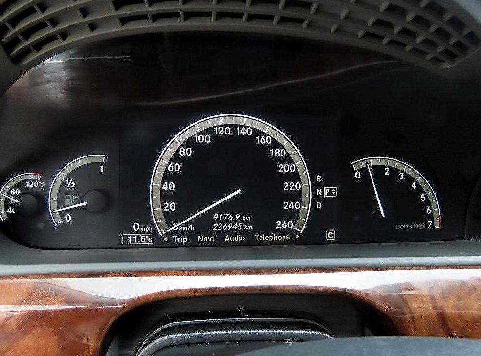 벤츠 S 클래스 S500L 사진 9