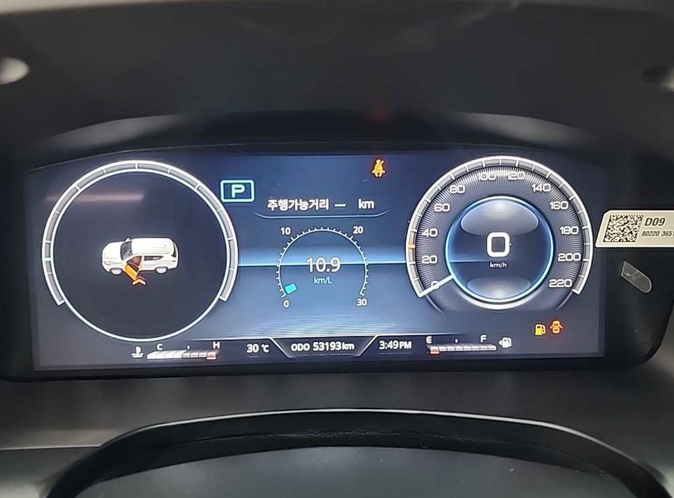 KG모빌리티(쌍용)  렉스턴 디젤 2.2 4WD 더 블랙 사진 6