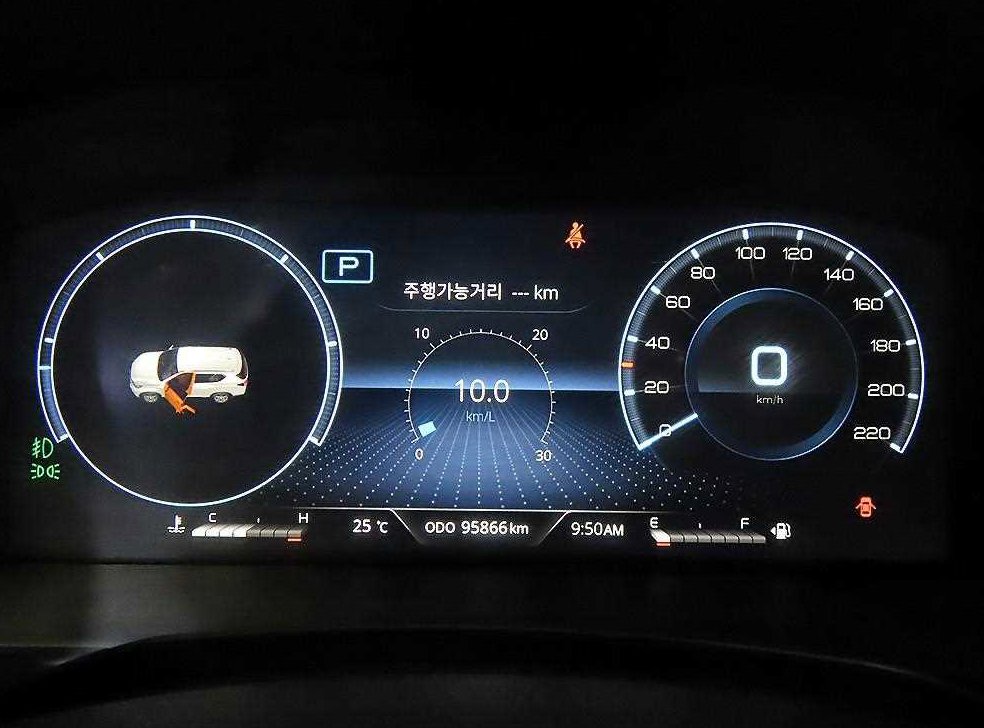 KG모빌리티(쌍용)  렉스턴 디젤 2.2 4WD 더 블랙 사진 9