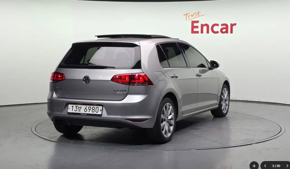 폭스바겐 골프 2.0 TDI 사진 2